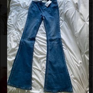 Denim Pull On Flares